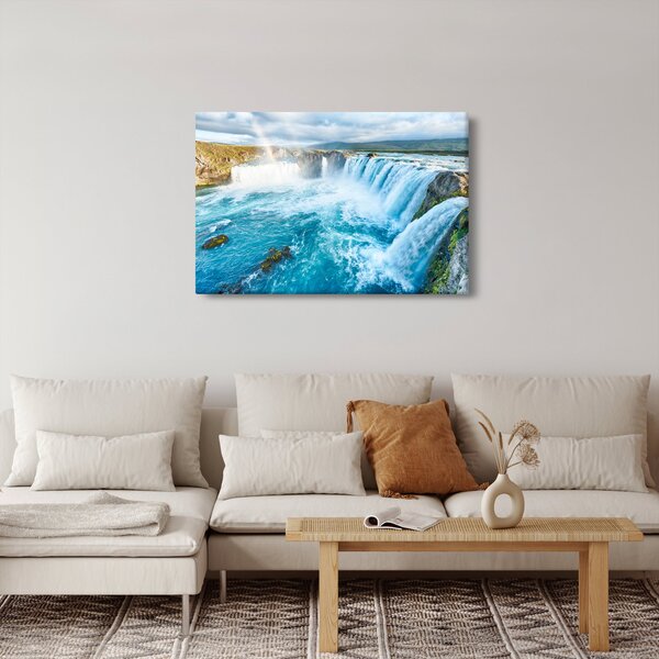 Slika - Vodopad Godafoss (90x60 cm)