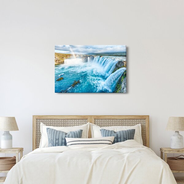 Slika - Vodopad Godafoss (90x60 cm)