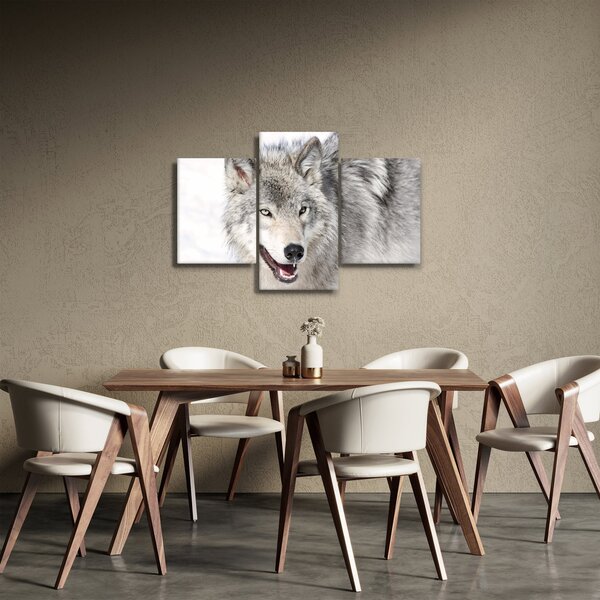 Slika - Vuk u prirodi (90x60 cm)