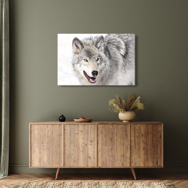 Slika - Vuk u prirodi (90x60 cm)