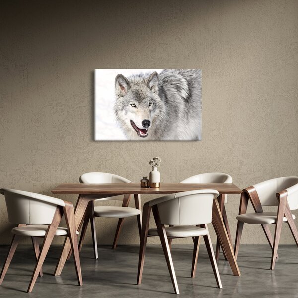 Slika - Vuk u prirodi (90x60 cm)