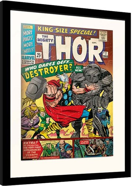 Uokvireni poster Marvel - Thor - King Size Special