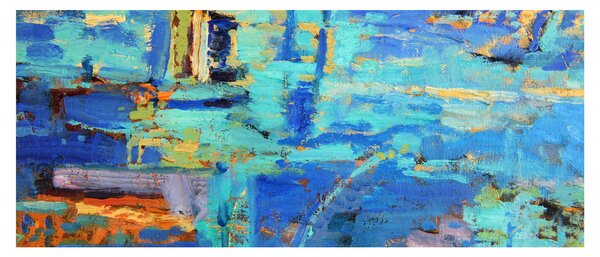 Slika - Apstraktna uljana slika (120x50 cm)
