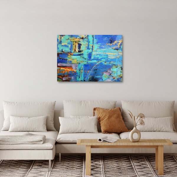 Slika - Apstraktna uljana slika (70x50 cm)