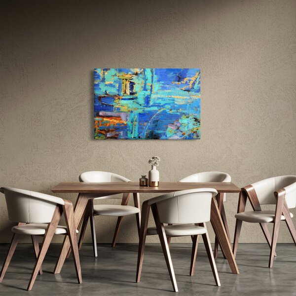 Slika - Apstraktna uljana slika (90x60 cm)