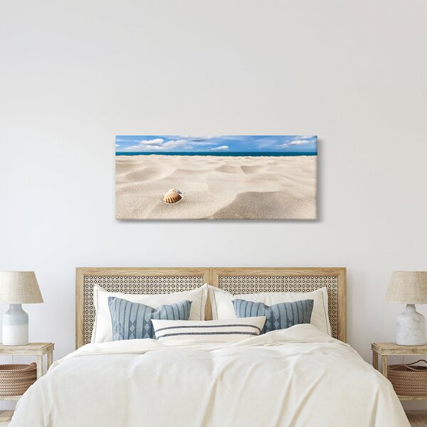 Slika - Školjke na plaži (120x50 cm)
