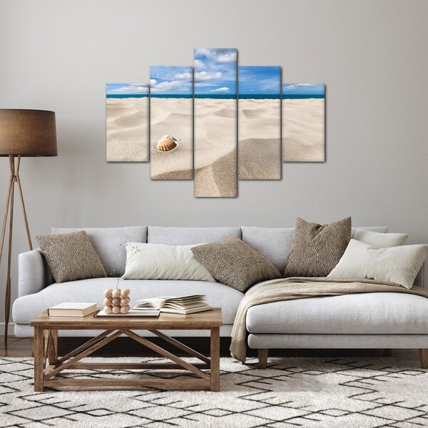 Slika - Školjke na plaži (150x105 cm)