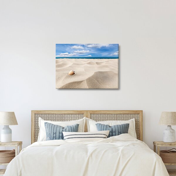 Slika - Školjke na plaži (70x50 cm)
