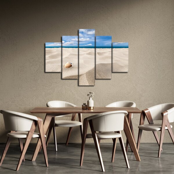 Slika - Školjke na plaži (150x105 cm)