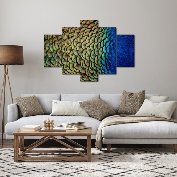 Slika - Paunovo perje (150x105 cm)