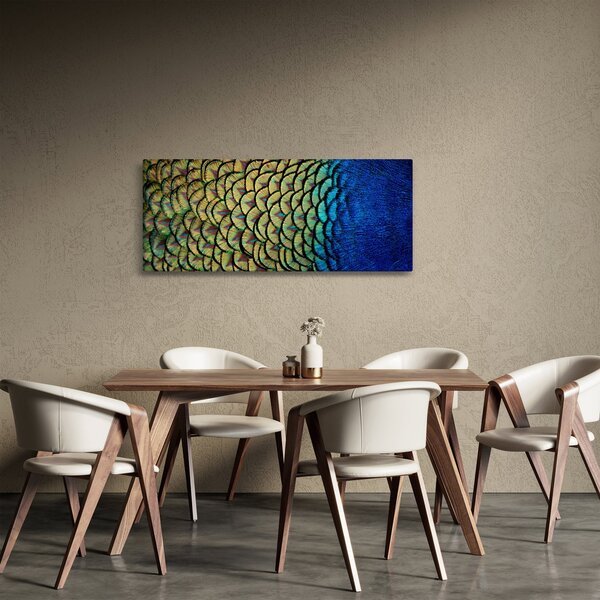 Slika - Paunovo perje (120x50 cm)
