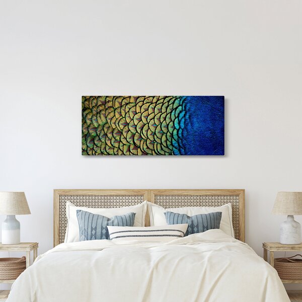 Slika - Paunovo perje (120x50 cm)
