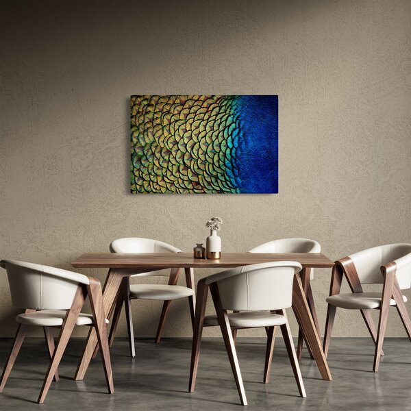 Slika - Paunovo perje (90x60 cm)