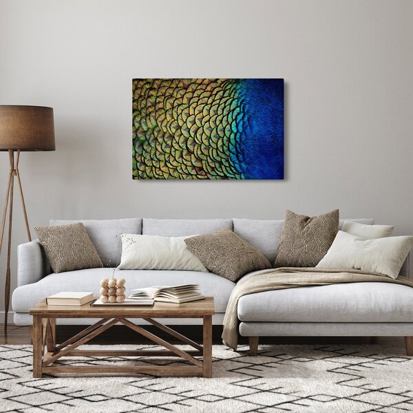 Slika - Paunovo perje (90x60 cm)