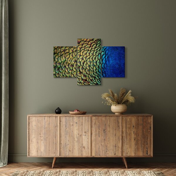 Slika - Paunovo perje (90x60 cm)