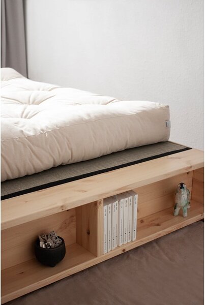 Bračni krevet od borovine s podnicom 140x200 cm Ziggy – Karup Design