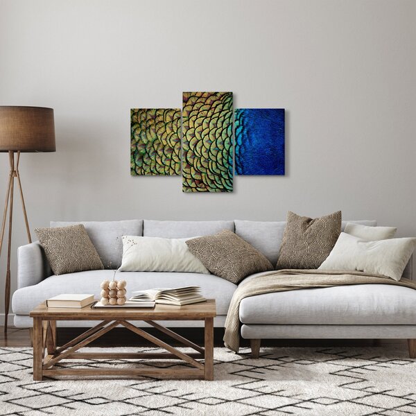Slika - Paunovo perje (90x60 cm)