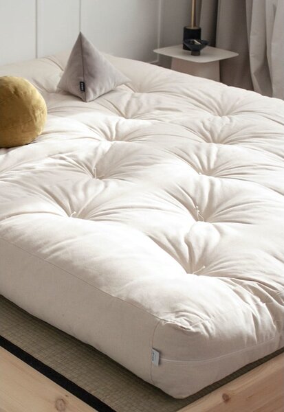 Bračni krevet od borovine s podnicom 140x200 cm Ziggy – Karup Design