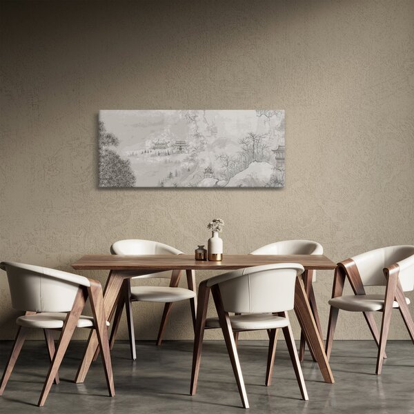 Slika - kineski krajolik (120x50 cm)
