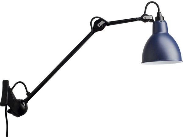 Lampe Gras 222 zidna svjetiljka, plavo/crno - DCW