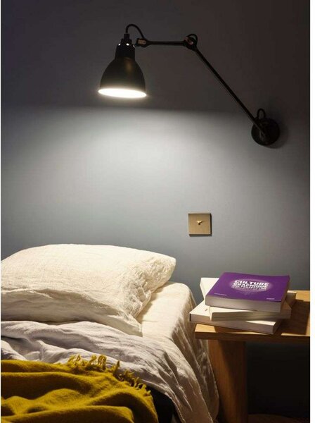 Lampe Gras 104 zidna svjetiljka, crna/crna/bakar – DCW