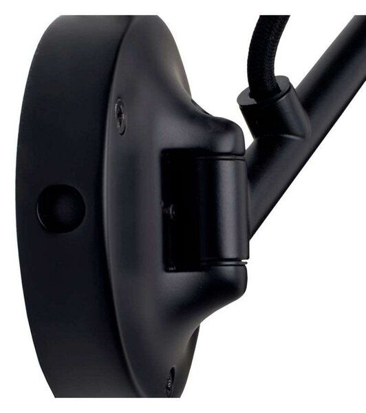 Lampe Gras 104 zidna svjetiljka, crna/crvena – DCW