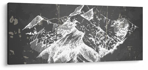 Slika - Ilustracija planina (120x50 cm)