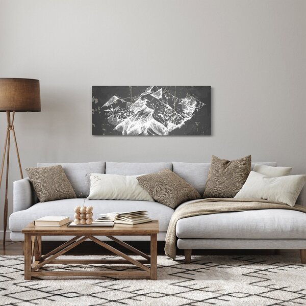 Slika - Ilustracija planina (120x50 cm)