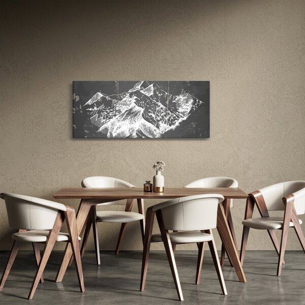 Slika - Ilustracija planina (120x50 cm)