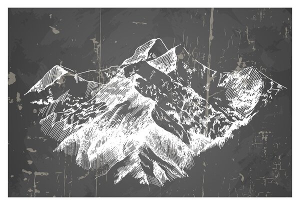 Slika - Ilustracija planina (90x60 cm)