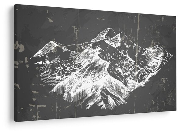 Slika - Ilustracija planina (90x60 cm)