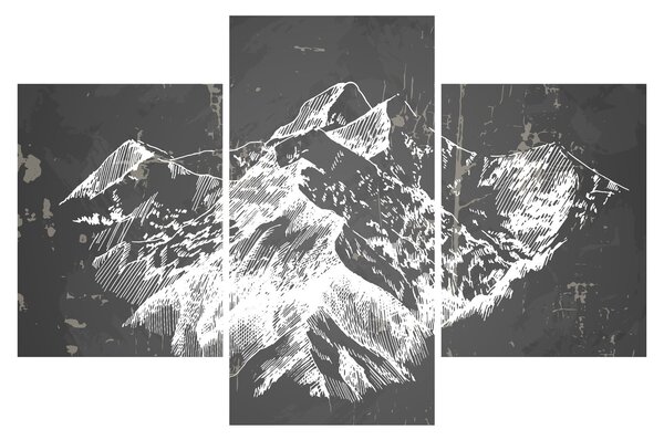 Slika - Ilustracija planina (90x60 cm)