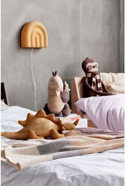 Zidne Svjetiljka OYOY Living Design, Smeđa / hrđa, Dječja soba, Plastika