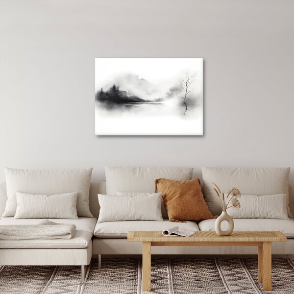 Slika - Slikanje pejzaža tušem (70x50 cm)