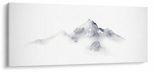 Slika - Slikanje planina tušem (120x50 cm)