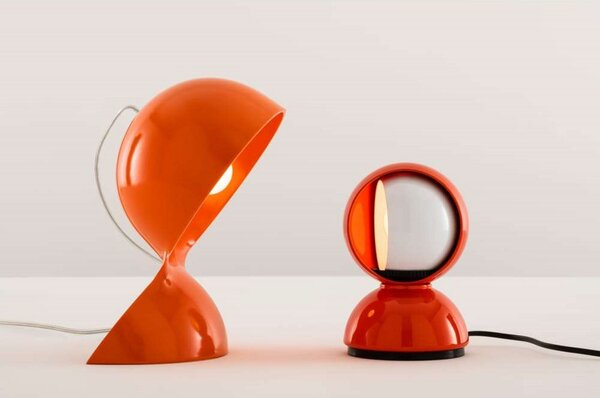 Stolne Lampa Artemide, Naranča, Dnevna soba, Plastika