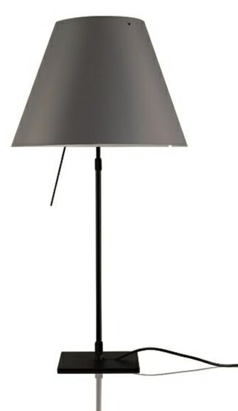Stolne Lampa Luceplan, prigušiv, Sivo, Dnevna soba, Aluminij