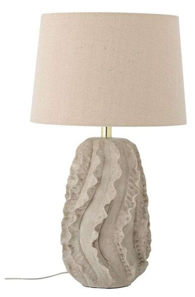 Stolne Lampa Bloomingville, Bež, Dnevna soba, Tkanina / tekstil