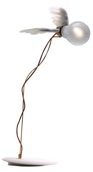 Stolne Lampa Ingo Maurer, prigušiv, Bijela, Dnevna soba, Ostalo