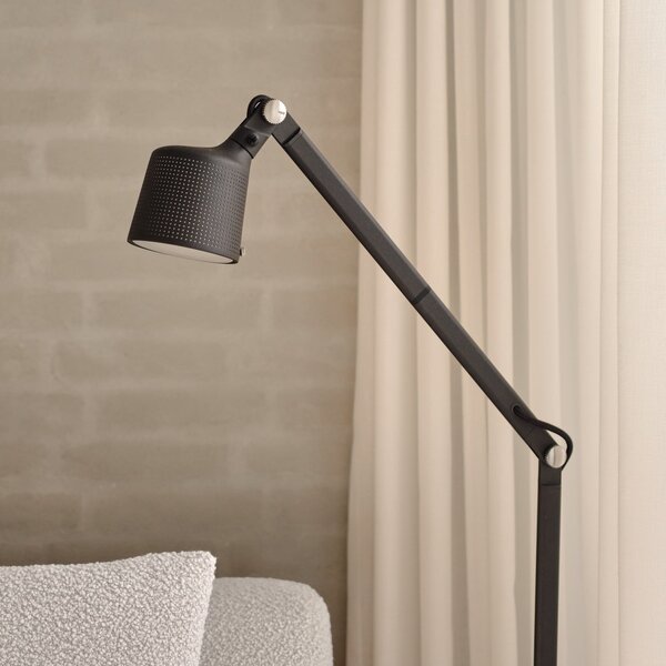 Podne Lampa Vipp, Crno, Dnevna soba, Metal