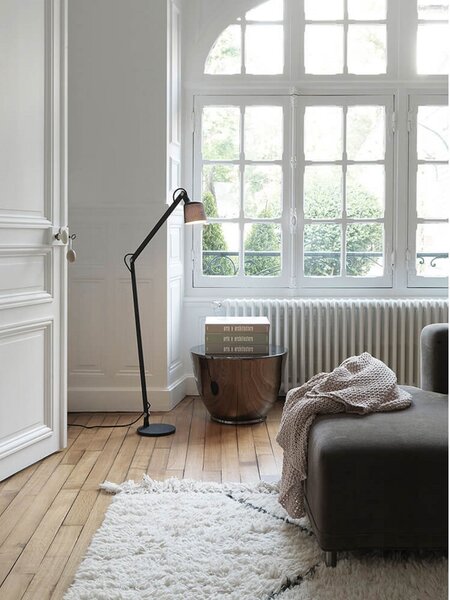 Podne Lampa Vipp, Crno, Dnevna soba, Metal