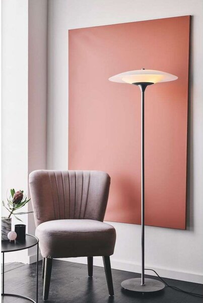 Podne Lampa Halo Design, Bijela, Dnevna soba, Metal