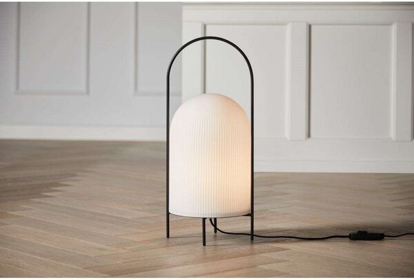 Podne Lampa Woud, Bijela, Dnevna soba, Staklo