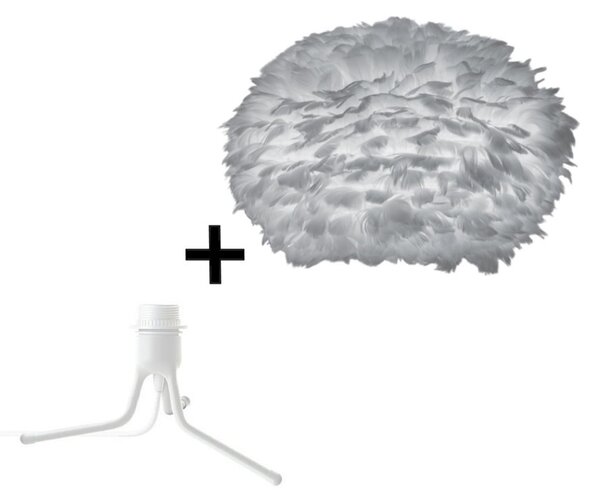 Eos Podna Lampa Large w/Mini Fod Siva/Bijela - UMAGE