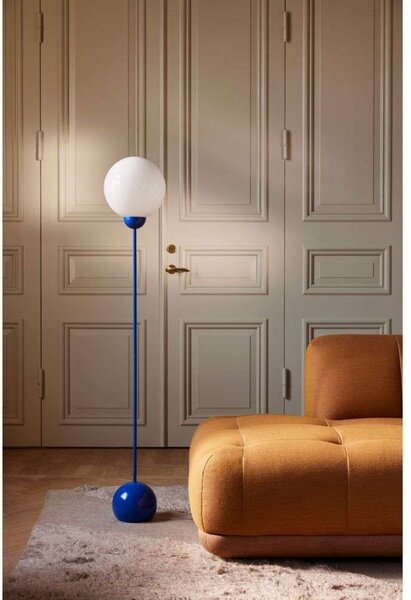 Podne Lampa Globen Lighting, Plava, Dnevna soba, Metal