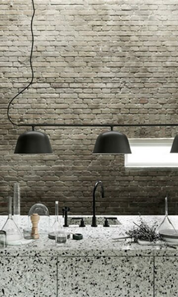 Viseće Svjetiljka Muuto, Crno, Blagovaonica, Aluminij