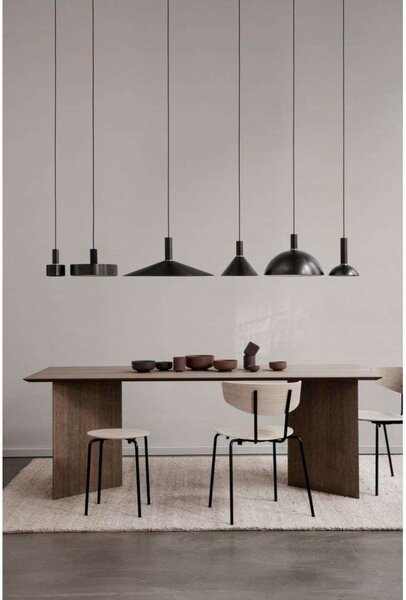 Viseće Svjetiljka ferm LIVING, Crno, Dnevna soba, Metal