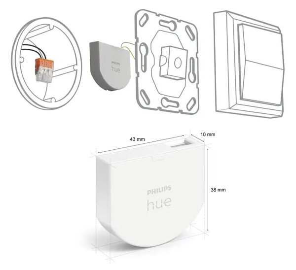 PHILIPS HUE pametni zidni prekidač WALL SWITCH MODULE 8719514318045