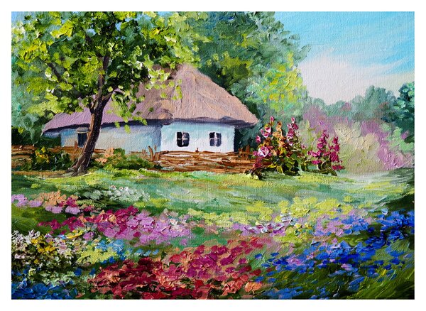 Slika - Vikendica (70x50 cm)