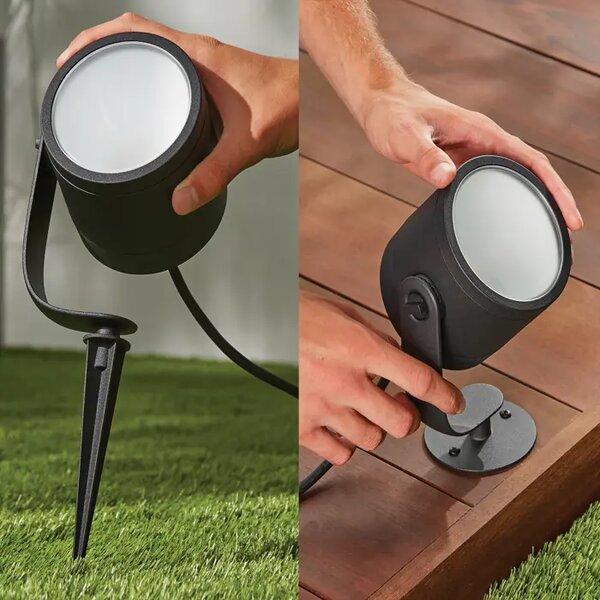 PHILIPS HUE vrtna LED svjetiljka na kolcu LILY Ambiance LV SPIKE BLACK 1X15 8718696174364